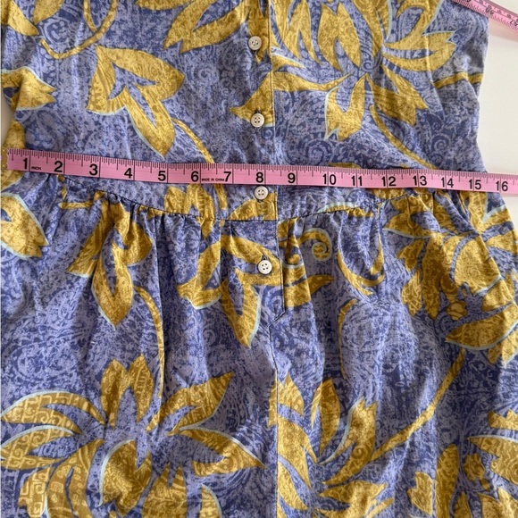 Vintage 90’s Reyn Spooner Cotton Jumpsuit Sz P - Picture 3 of 11